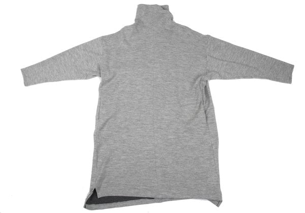 Y's Wool Blend Back Half Zip Long Sweater Size 2