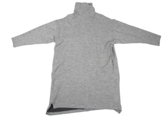 Y's Wool Blend Back Half Zip Long Sweater Size 2