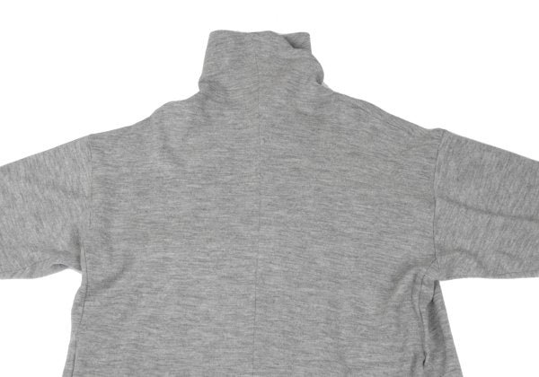 Y's Wool Blend Back Half Zip Long Sweater Size 2