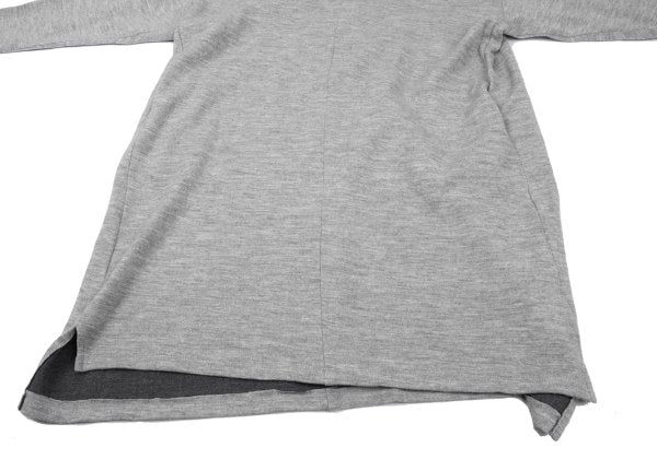 Y's Wool Blend Back Half Zip Long Sweater Size 2