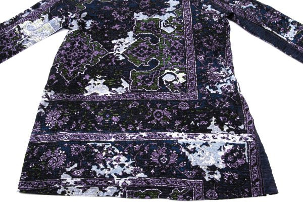 Y's Multi-color Cotton Graphic Print Sheer Top Size 2