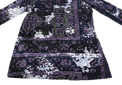 Y's Multi-color Cotton Graphic Print Sheer Top Size 2