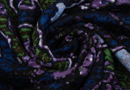 Y's Multi-color Cotton Graphic Print Sheer Top Size 2