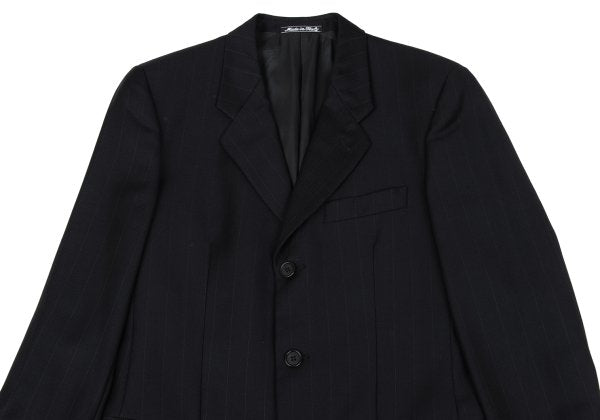 GIORGIO ARMANI LE COLLEZIONI Black Pinstripe Jacket Size 36