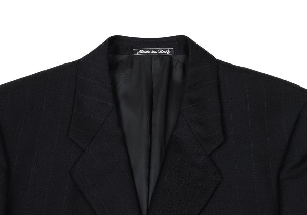 GIORGIO ARMANI LE COLLEZIONI Black Pinstripe Jacket Size 36