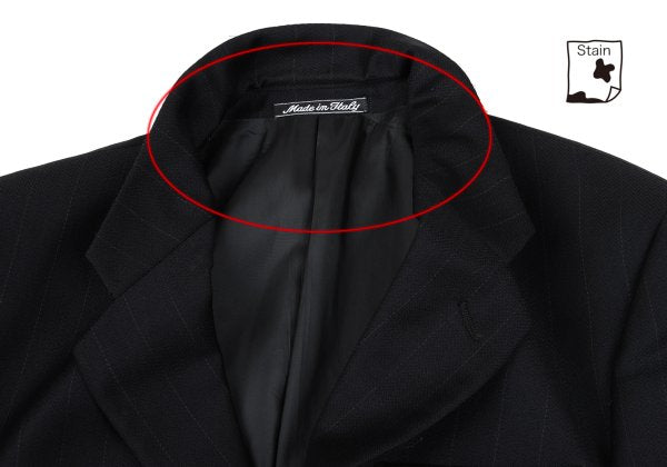 GIORGIO ARMANI LE COLLEZIONI Black Pinstripe Jacket Size 36