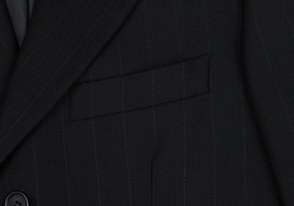 GIORGIO ARMANI LE COLLEZIONI Black Pinstripe Jacket Size 36