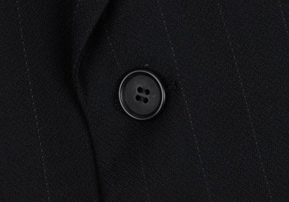 GIORGIO ARMANI LE COLLEZIONI Black Pinstripe Jacket Size 36