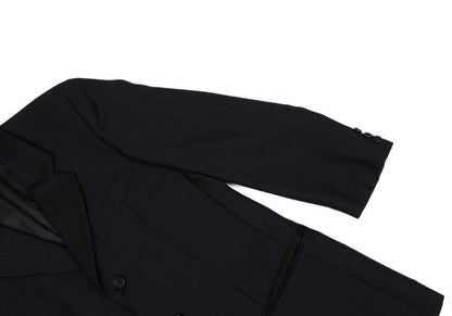 GIORGIO ARMANI LE COLLEZIONI Black Pinstripe Jacket Size 36