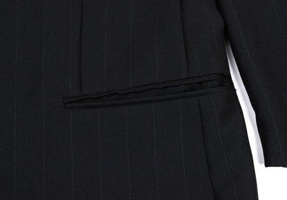 GIORGIO ARMANI LE COLLEZIONI Black Pinstripe Jacket Size 36