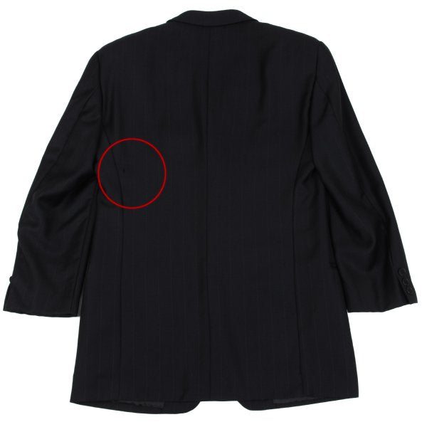GIORGIO ARMANI LE COLLEZIONI Black Pinstripe Jacket Size 36