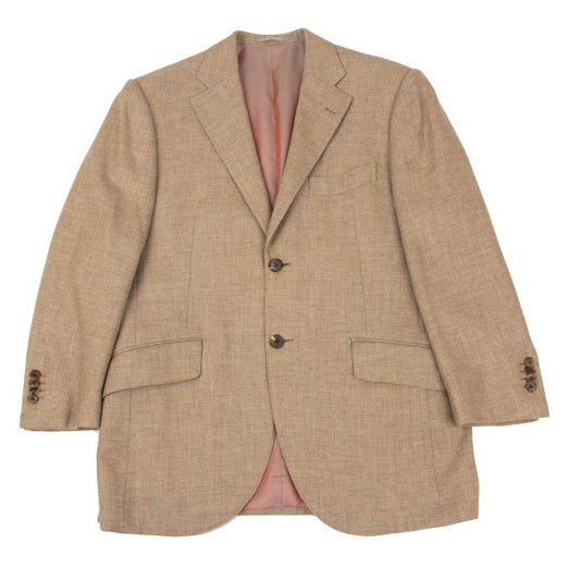 Ermenegildo Zegna Beige Wool 2-Button Jacket Size M