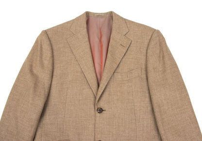 Ermenegildo Zegna Beige Wool 2-Button Jacket Size M