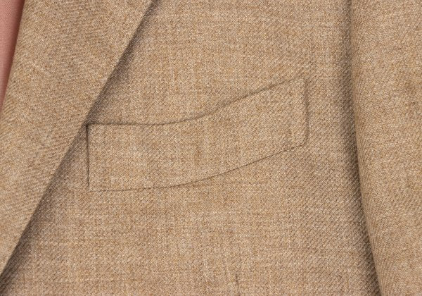 Ermenegildo Zegna Beige Wool 2-Button Jacket Size M