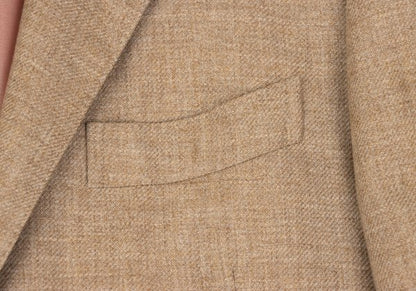 Ermenegildo Zegna Beige Wool 2-Button Jacket Size M
