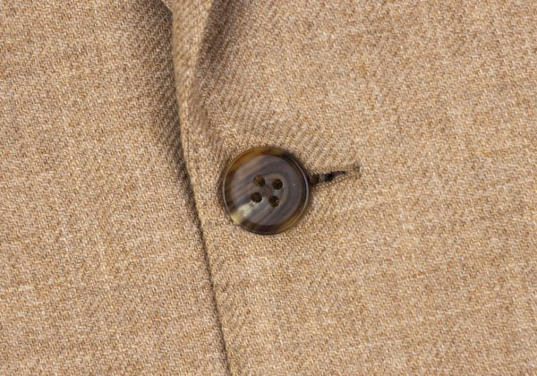 Ermenegildo Zegna Beige Wool 2-Button Jacket Size M