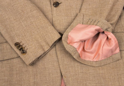 Ermenegildo Zegna Beige Wool 2-Button Jacket Size M