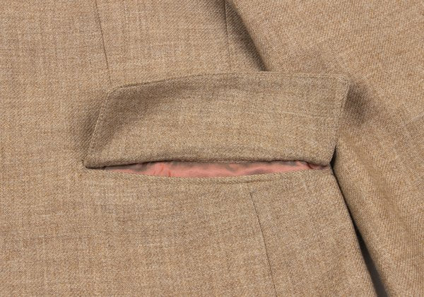 Ermenegildo Zegna Beige Wool 2-Button Jacket Size M