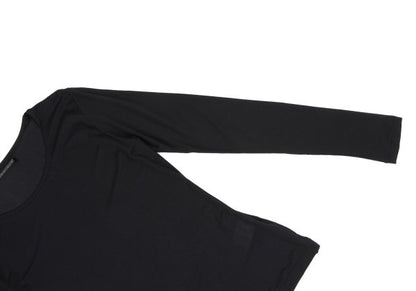 Yohji Yamamoto FEMME Nylon Long Sleeve Top Black Size 3