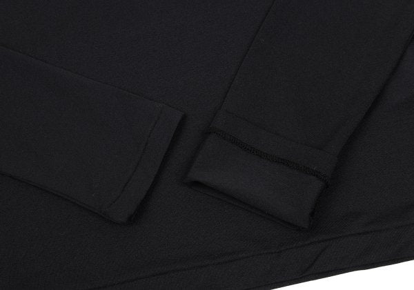 Yohji Yamamoto FEMME Nylon Long Sleeve Top Black Size 3