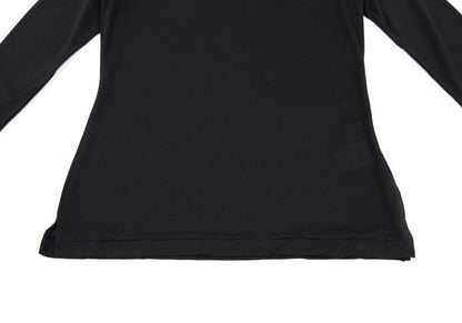 Yohji Yamamoto FEMME Nylon Long Sleeve Top Black Size 3
