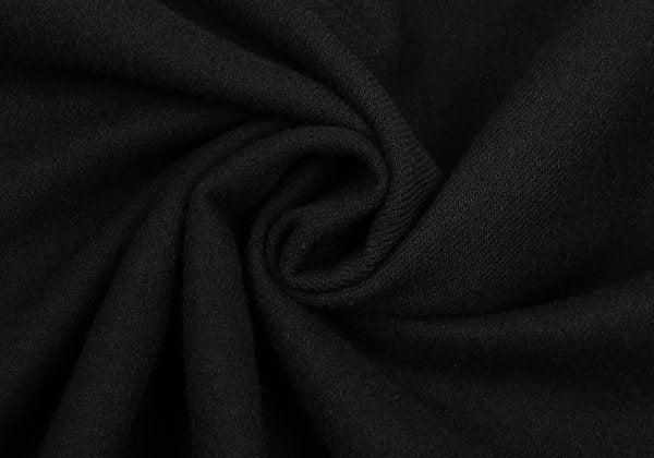 Y's Wool Blend Zip Maxi Skirt Black Size 3