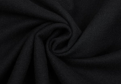 Y's Wool Blend Zip Maxi Skirt Black Size 3