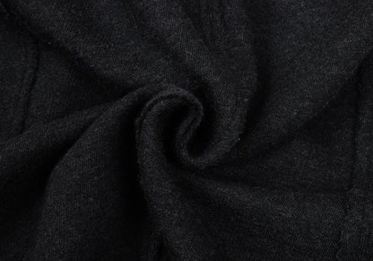 Y's Wool Cut-Off Knit Jacket Charcoal Size 3