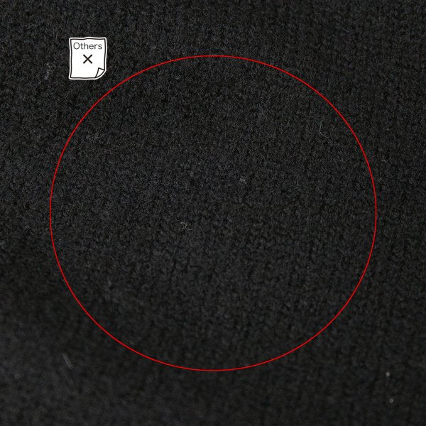 Y's Wool Knit Long Jacket Black Size M