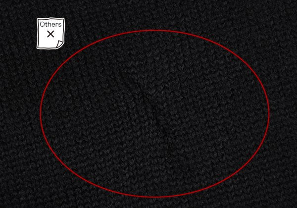 Y's Wool Knit Long Jacket Black Size M