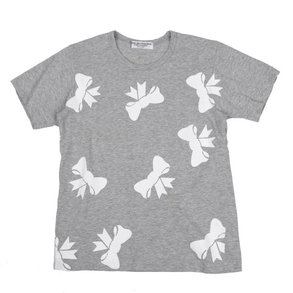COMME des GARCONS robe de chambre Front T-Shirt Gray Size M