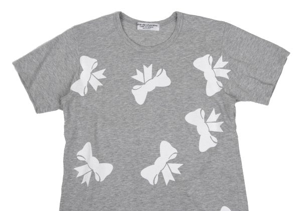 COMME des GARCONS robe de chambre Front T-Shirt Gray Size M