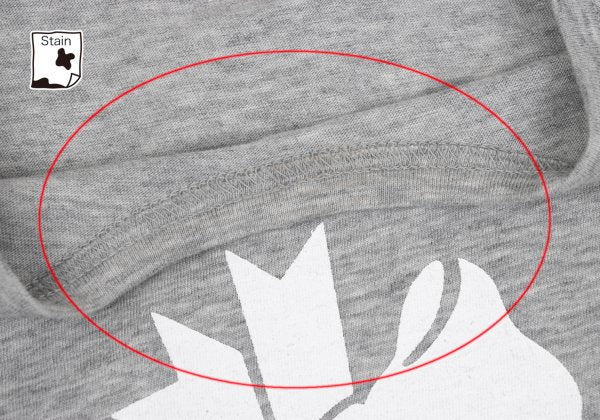 COMME des GARCONS robe de chambre Front T-Shirt Gray Size M