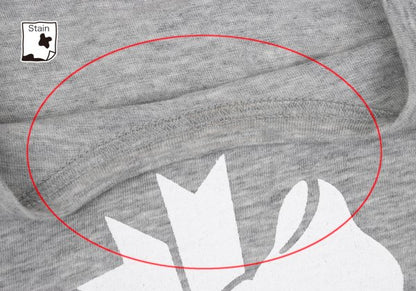 COMME des GARCONS robe de chambre Front T-Shirt Gray Size M