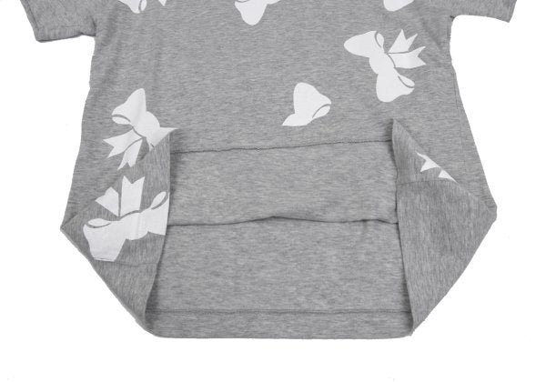 COMME des GARCONS robe de chambre Front T-Shirt Gray Size M