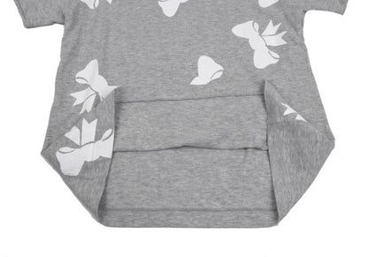 COMME des GARCONS robe de chambre Front T-Shirt Gray Size M
