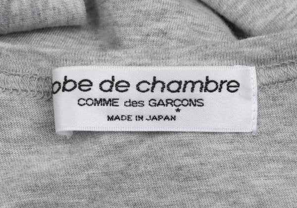 COMME des GARCONS robe de chambre Front T-Shirt Gray Size M
