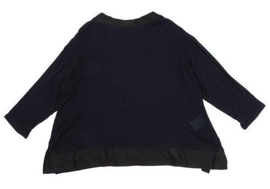 Y's for living Mixed Media 3/4 Sleeve Knit Blue Size M