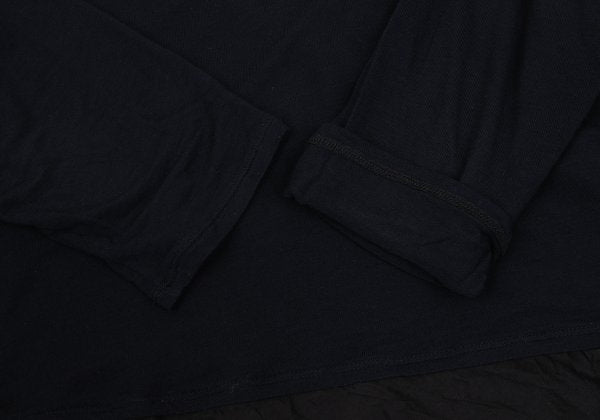 Y's for living Mixed Media 3/4 Sleeve Knit Blue Size M