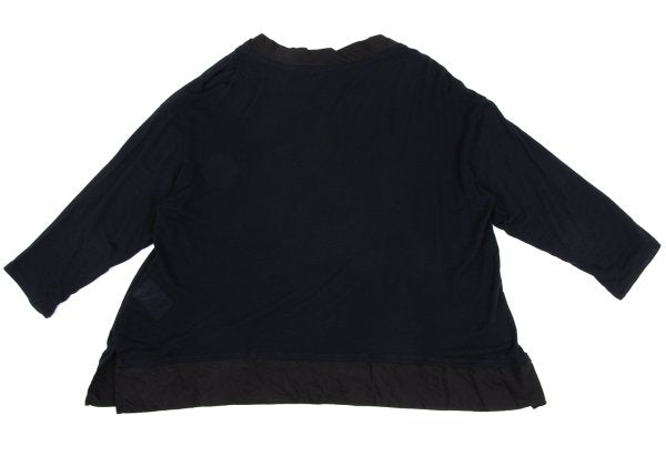 Y's for living Mixed Media 3/4 Sleeve Knit Blue Size M