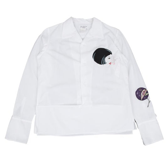 Yohji Yamamoto POUR HOMME 04SS Shirt White Size 3