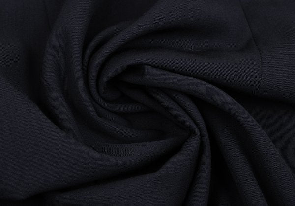 Yohji Yamamoto FEMME Wool Gabardine Flare Skirt Blue Size S