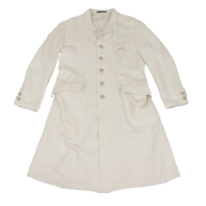 Yohji Yamamoto POUR HOMME Cotton Linen Jacket Ivory Size 2