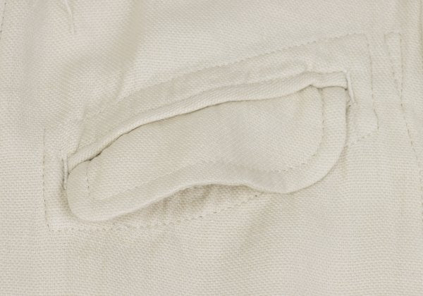 Yohji Yamamoto POUR HOMME Cotton Linen Jacket Ivory Size 2