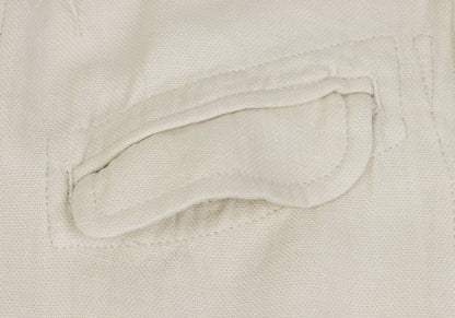 Yohji Yamamoto POUR HOMME Cotton Linen Jacket Ivory Size 2