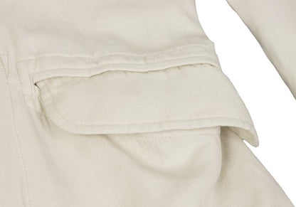 Yohji Yamamoto POUR HOMME Cotton Linen Jacket Ivory Size 2