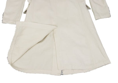 Yohji Yamamoto POUR HOMME Cotton Linen Jacket Ivory Size 2