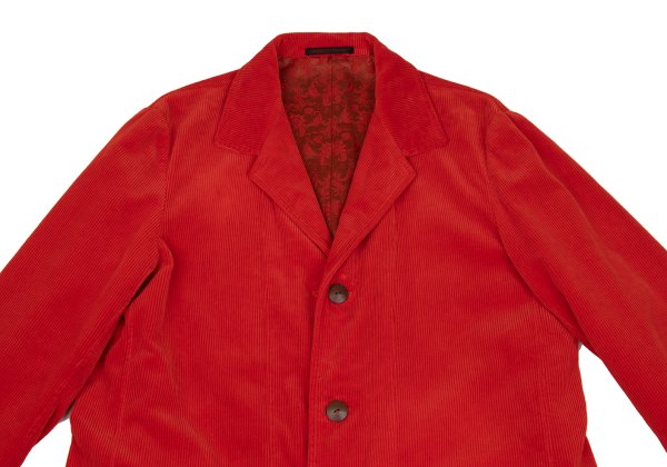 Yohji Yamamoto POUR HOMME 02AW Red Reversible Jacket Size 3