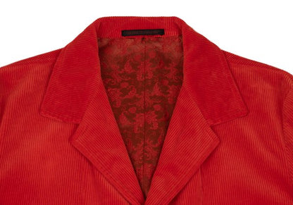 Yohji Yamamoto POUR HOMME 02AW Red Reversible Jacket Size 3