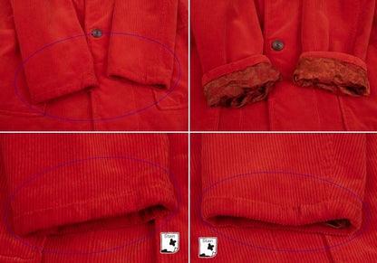 Yohji Yamamoto POUR HOMME 02AW Red Reversible Jacket Size 3
